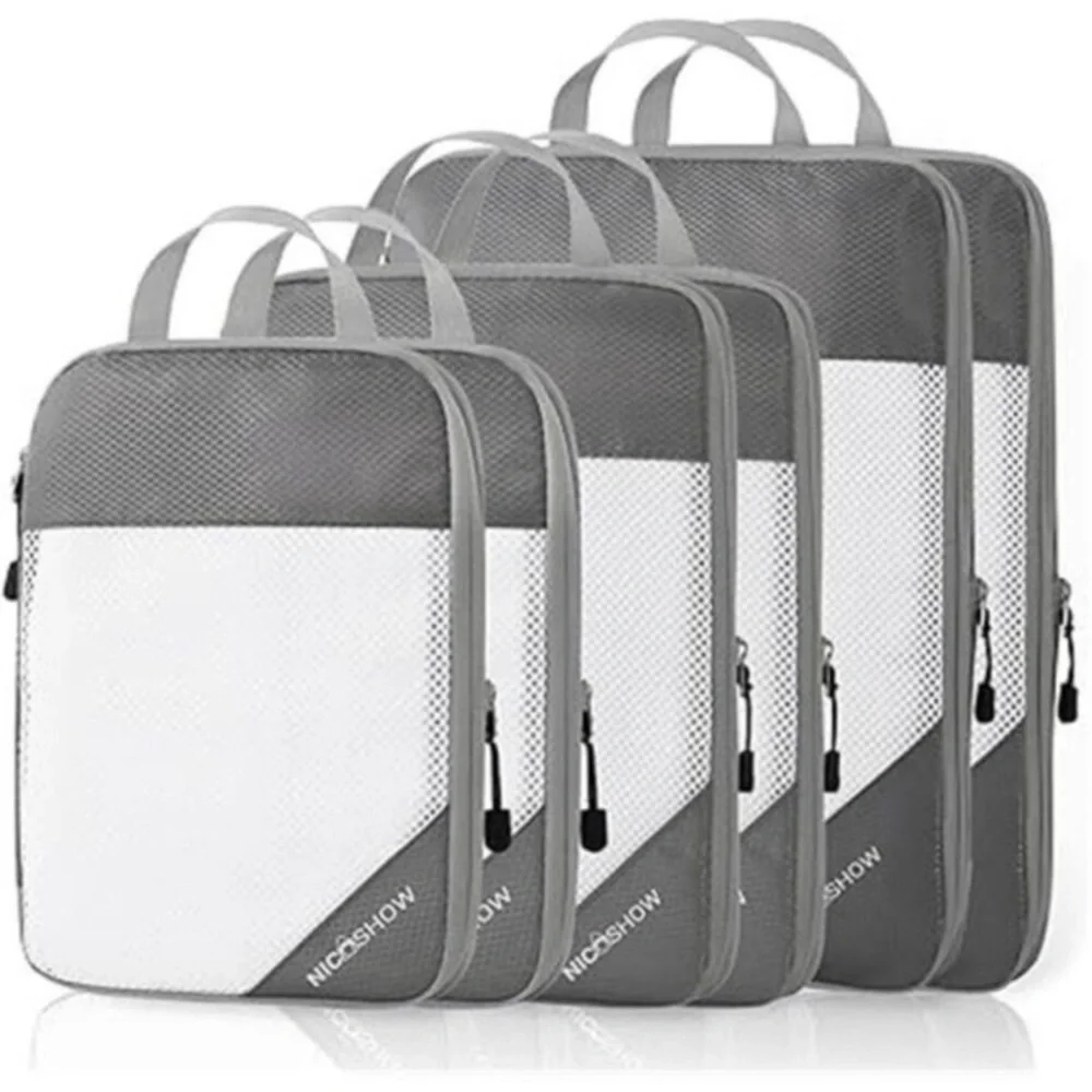 Compression Packing Cubes for Travel,Packing Cubes Compression Travel Essentials - Picture 6 of 8